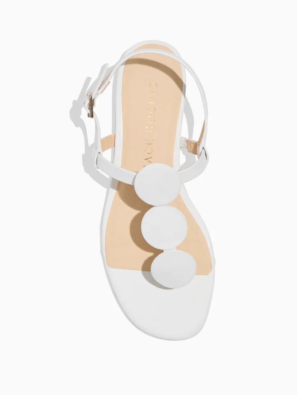 JACK ROGERS Worth Sandal In Silver - Picture 8 of 9